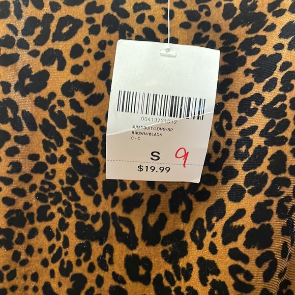 NWT Leopard Spaghetti Strap Bodysuit - Picture 10 of 10